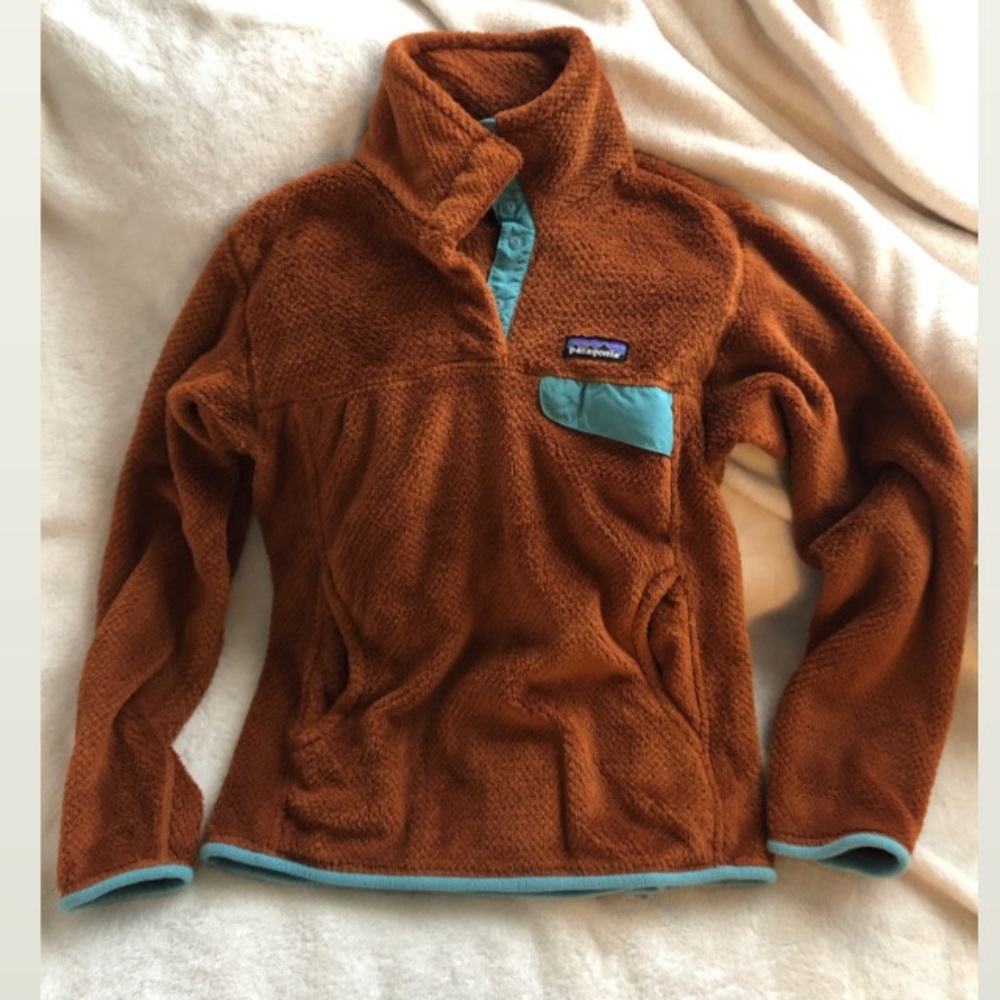 Patagonia quarter button Sherpa pullover